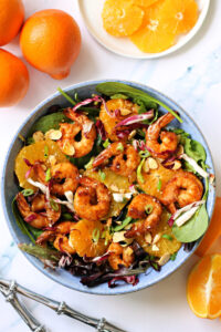 Citrus Shrimp Frisee Salad