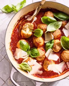 Chicken Crusted Meatballs