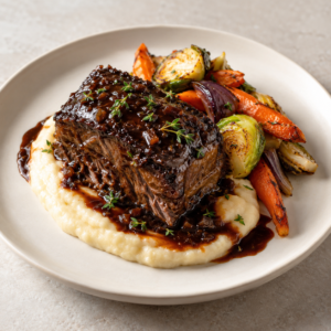 FIG BALSAMIC SHORT RIB