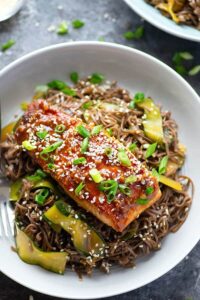 Keto Miso Ginger Salmon