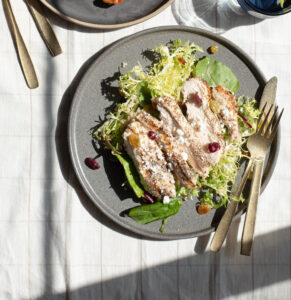 Lemon Herb Chicken Frisee Salad