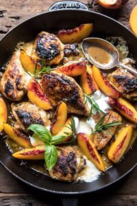 Mediterranean Peach Airline Chicken