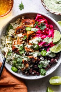 Keto California Coastal Mahi Taco Bowl