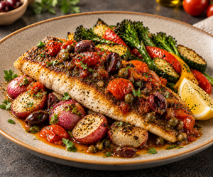 PROVENÇAL TOMATO & OLIVE BRANZINO