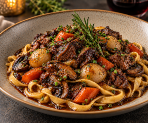 FRENCH BEEF BOURGUIGNON RAGÙ
