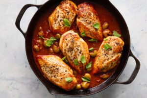 Keto Apricot Harissa Chicken