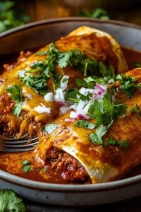 Birria Mole Enchiladas