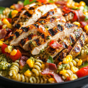 Summer Corn Pesto Chicken